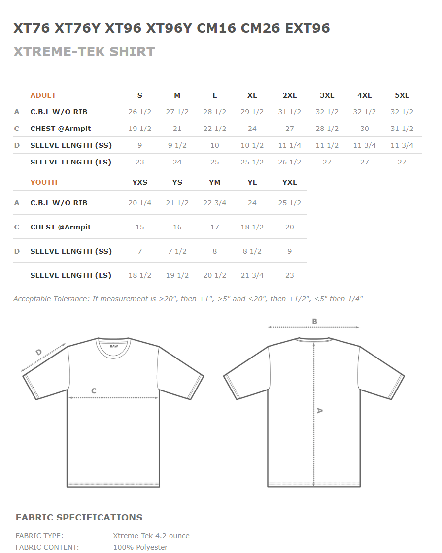 CFSA Bears Long Sleeve Dri FIt