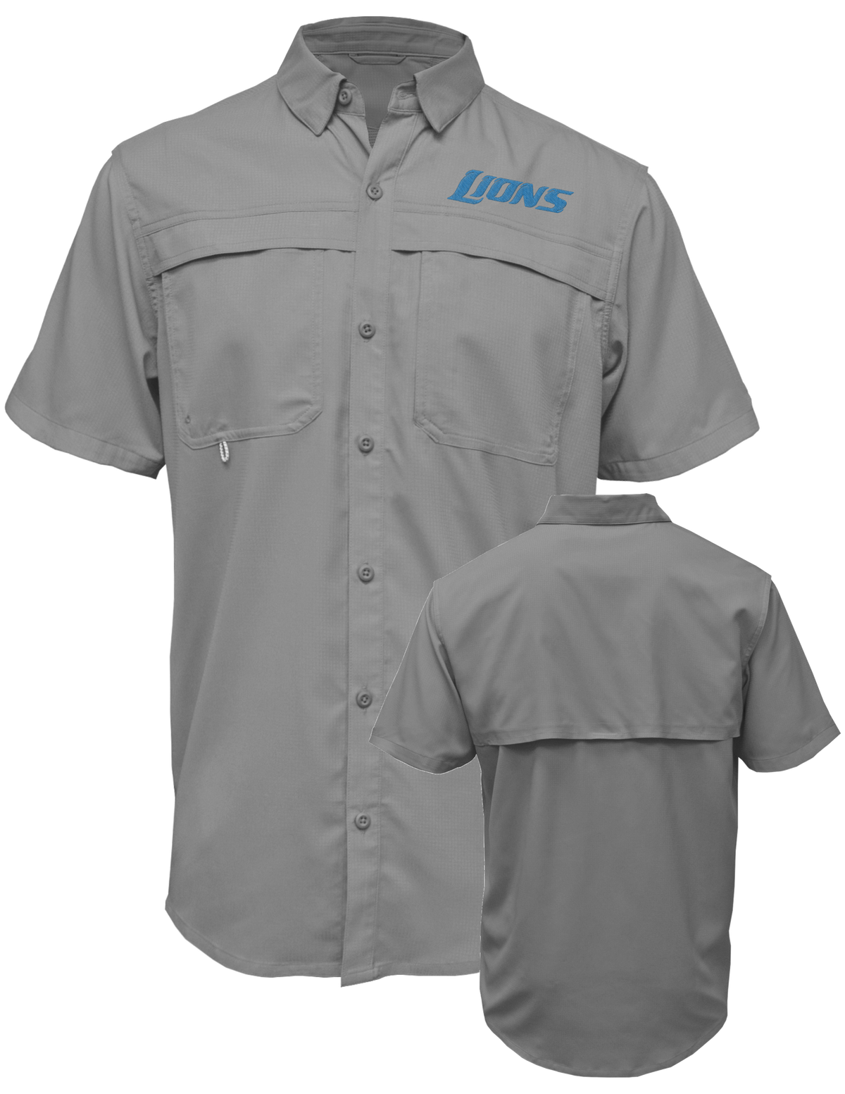 LIONS Fishing Shirt - Embroidered