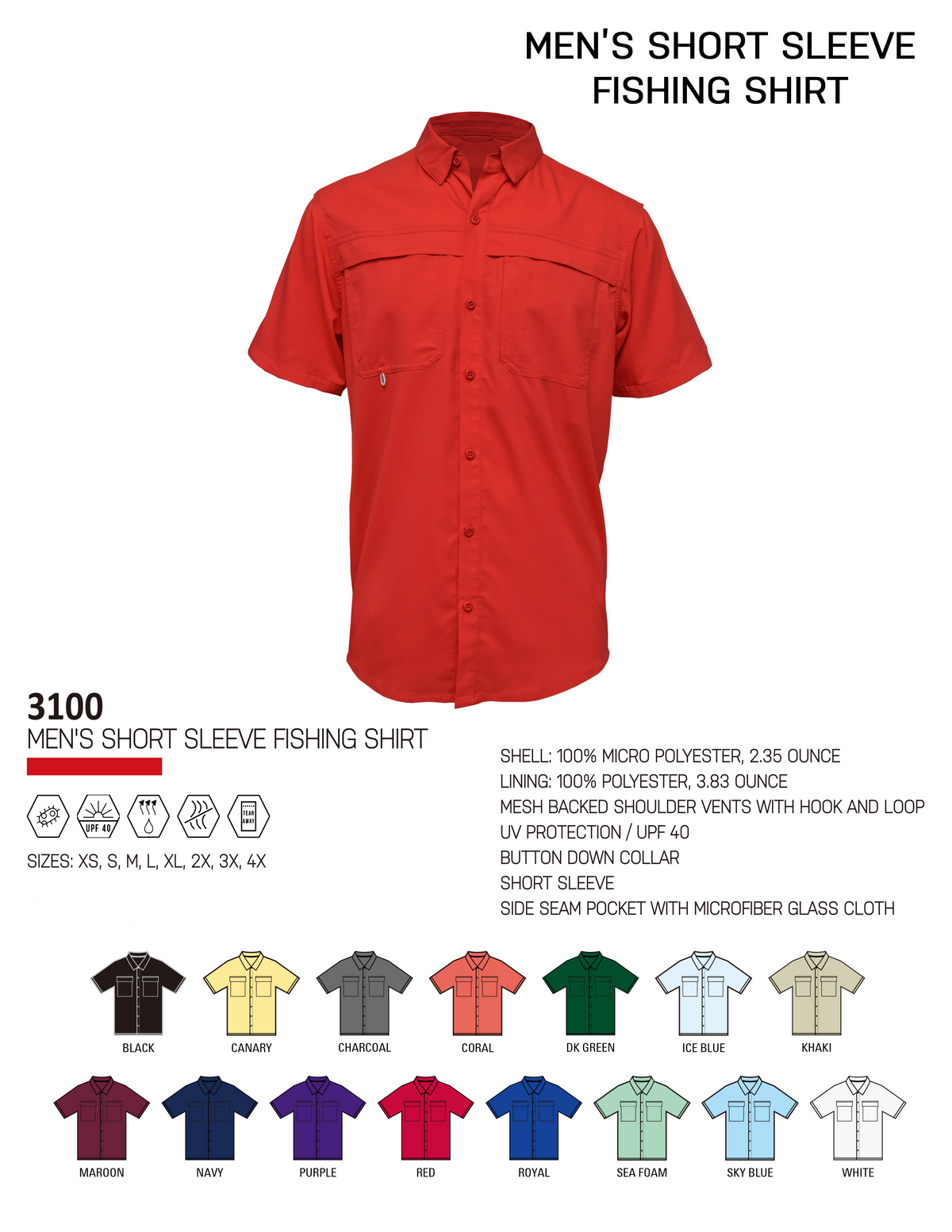 Firehawks Fishing Shirt