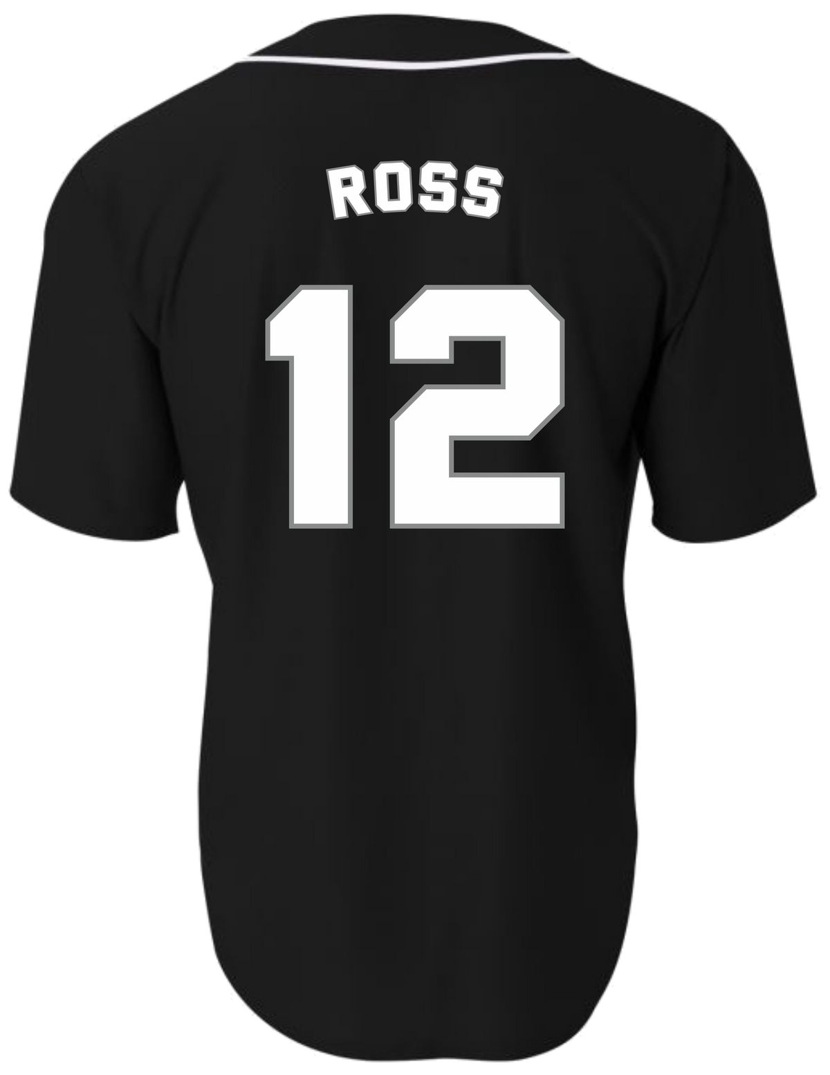 Black Sox Button Down Replica Jersey