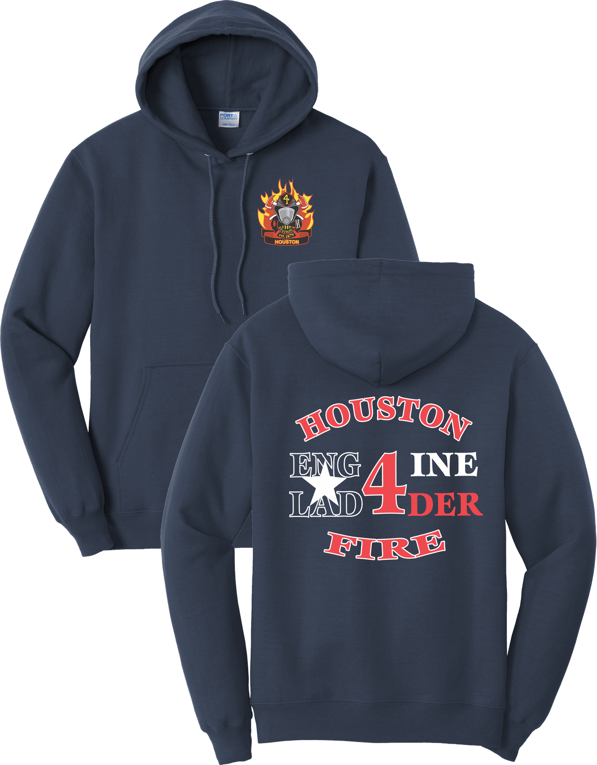 Station 4 Cotton/Fleece Hoodie ADULT AND YOUTH