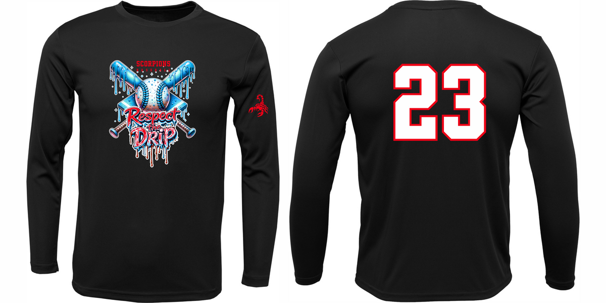 Long Sleeve Dri Fit -  Respect the Drip