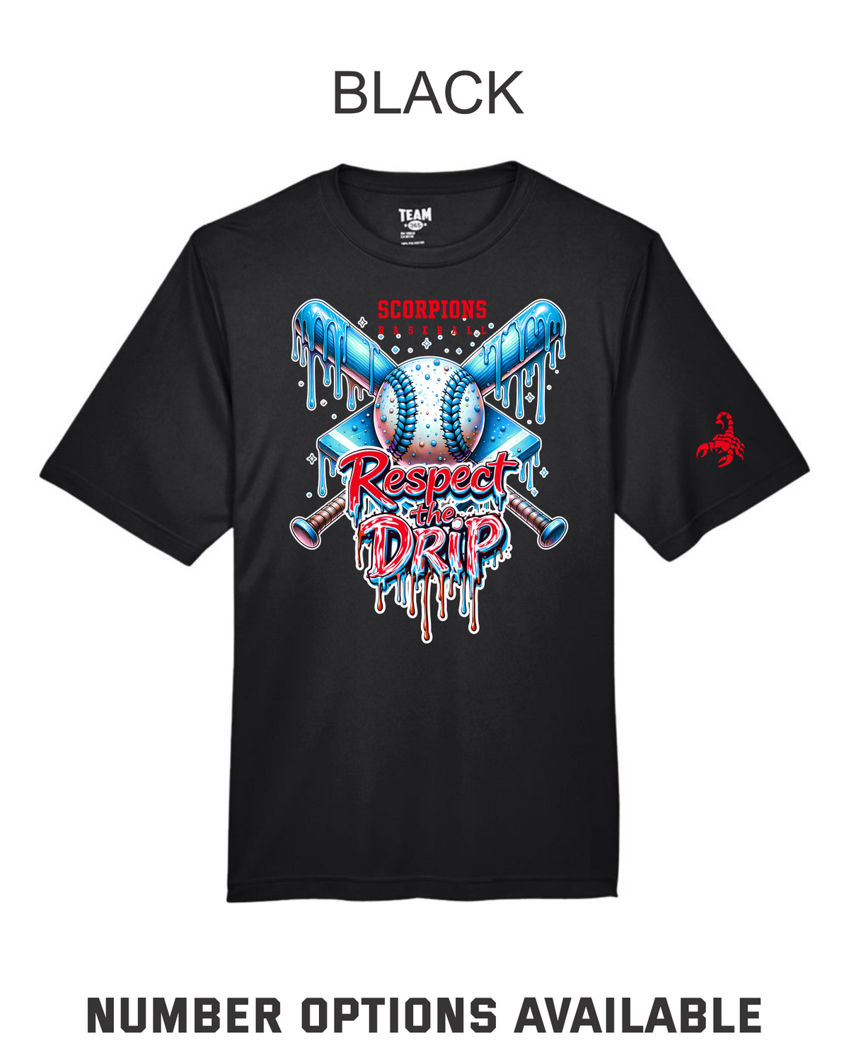 Scorpions Baseball Drip Shirt