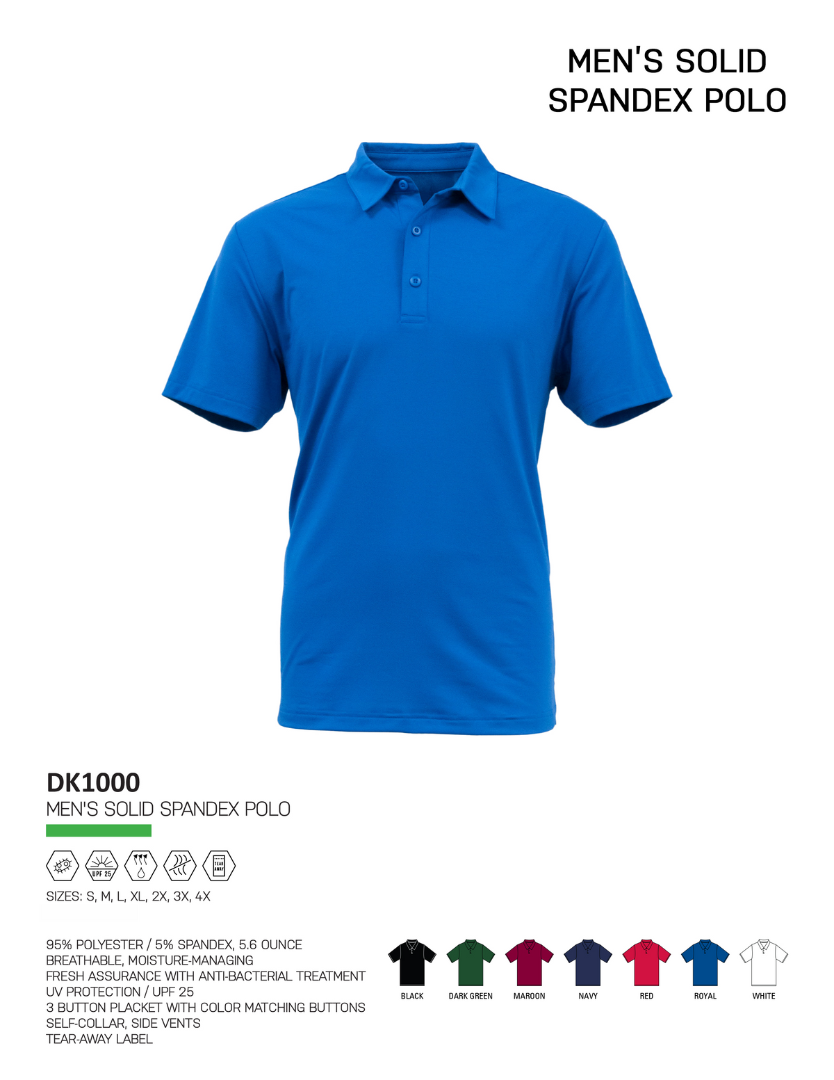 Men's DK Performance Polo PVA