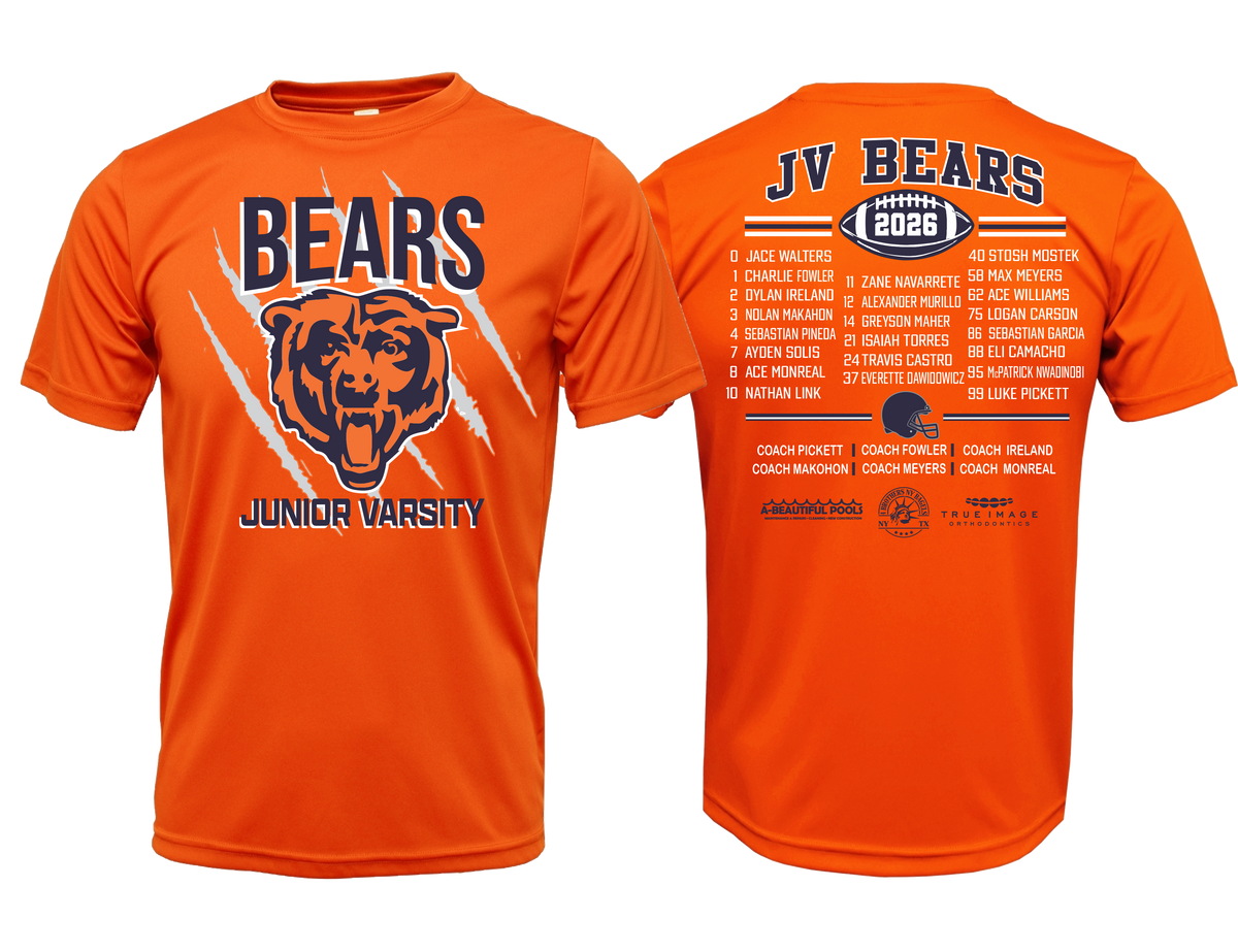 CFSA Bears Roster Dri Fit - JV