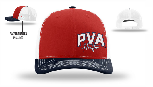112 -PVA Houston Trucker Snap Back Cap