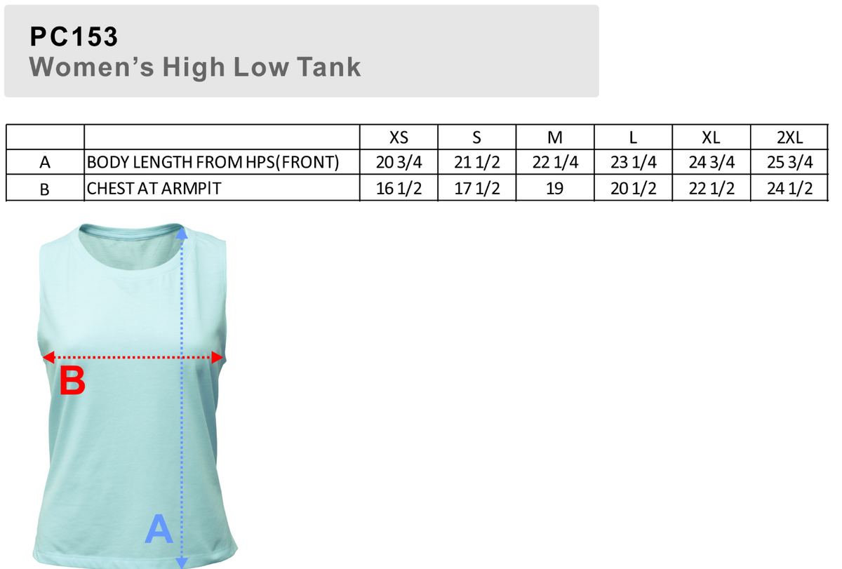 HIGH LOW  LADIES TANK - MARUCCI