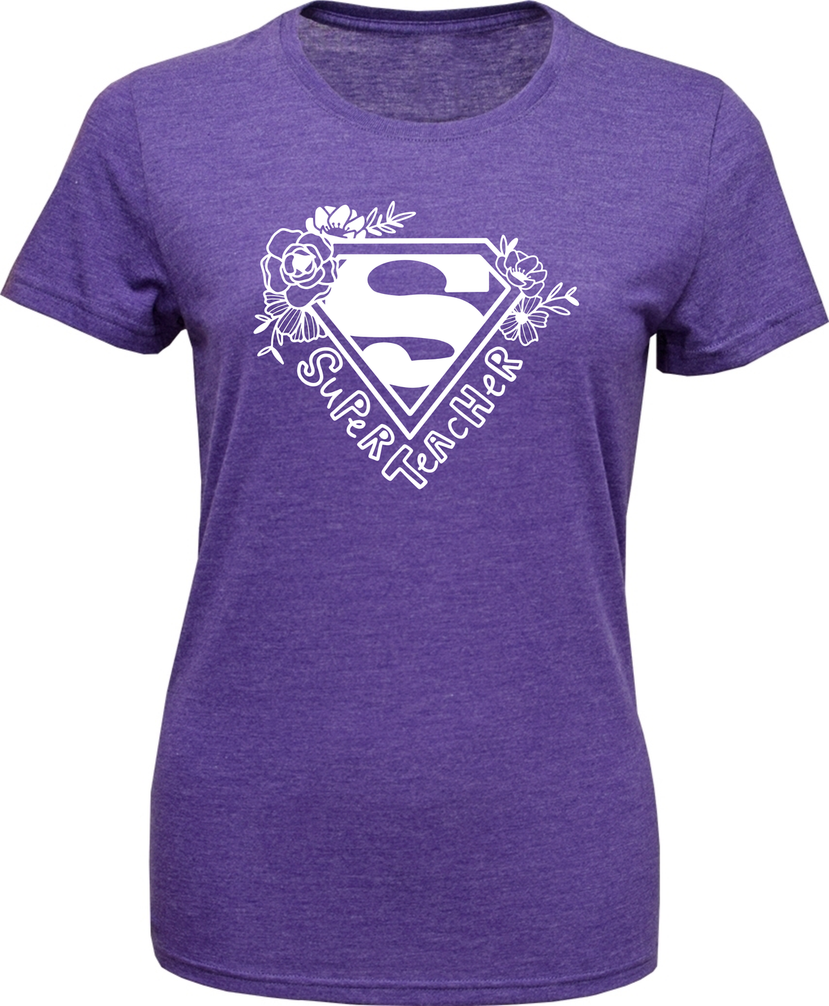 Women's Soft-Tek Blend T-Shirt- Super Teacher