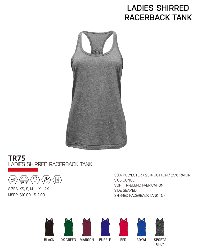 PVA Volleyball Ladies Flowy Back Tank
