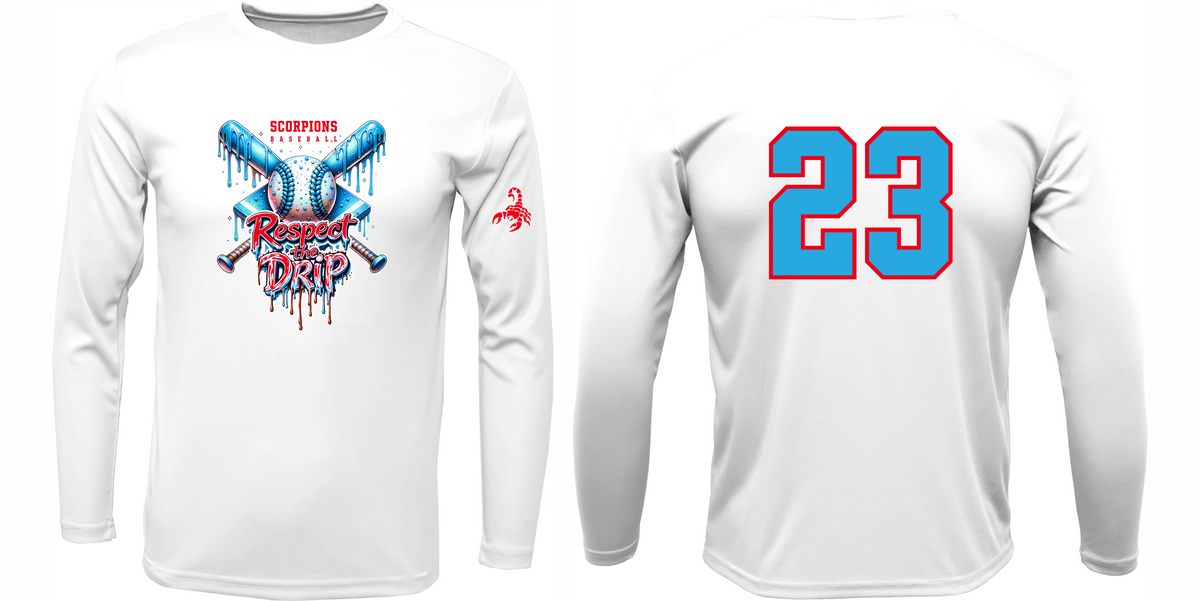 Long Sleeve Dri Fit -  Respect the Drip