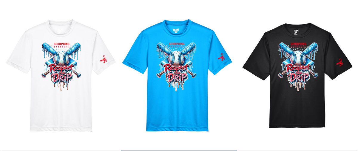 Scorpions Baseball Drip Shirt